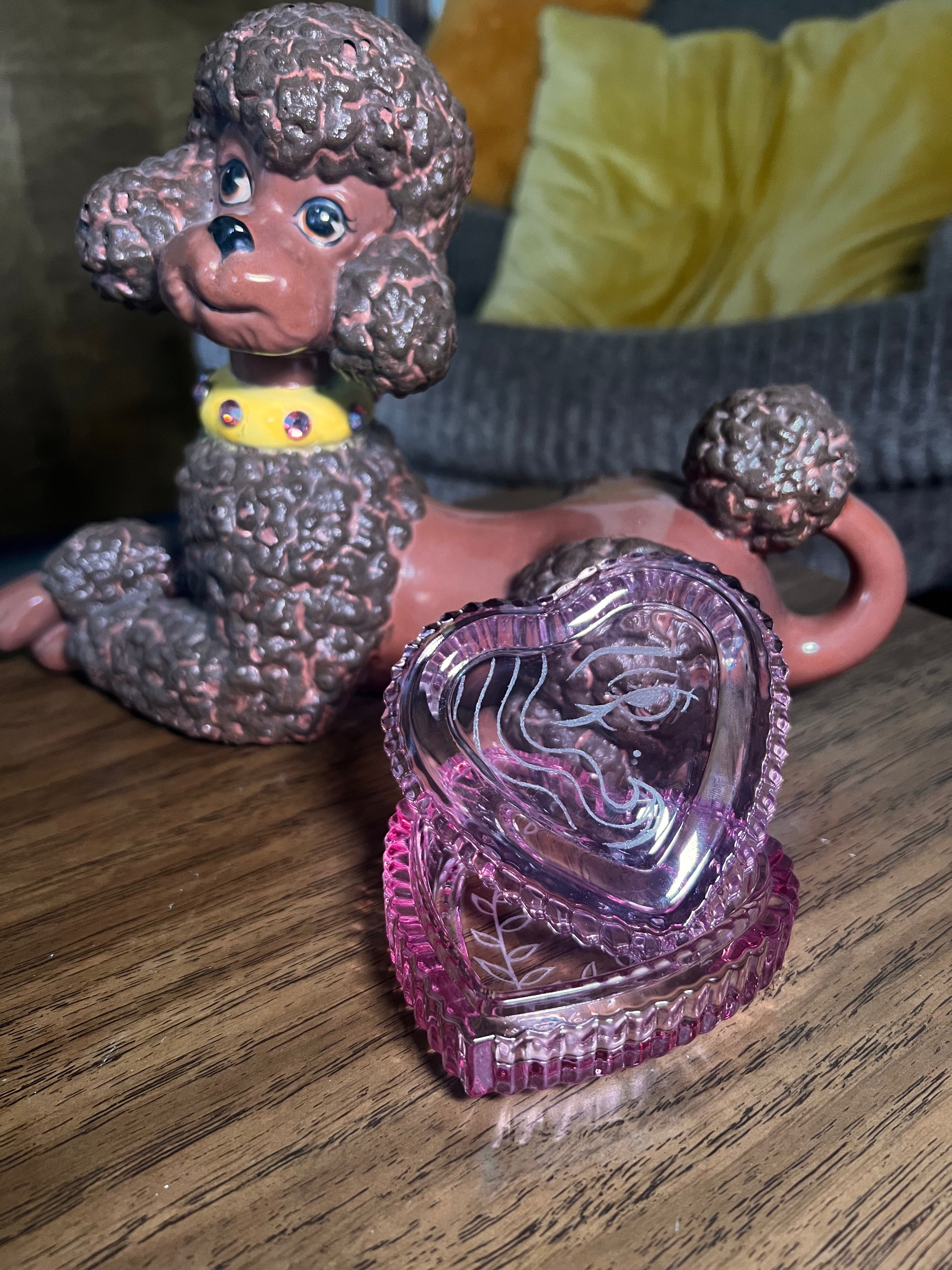 Pink trinket jar