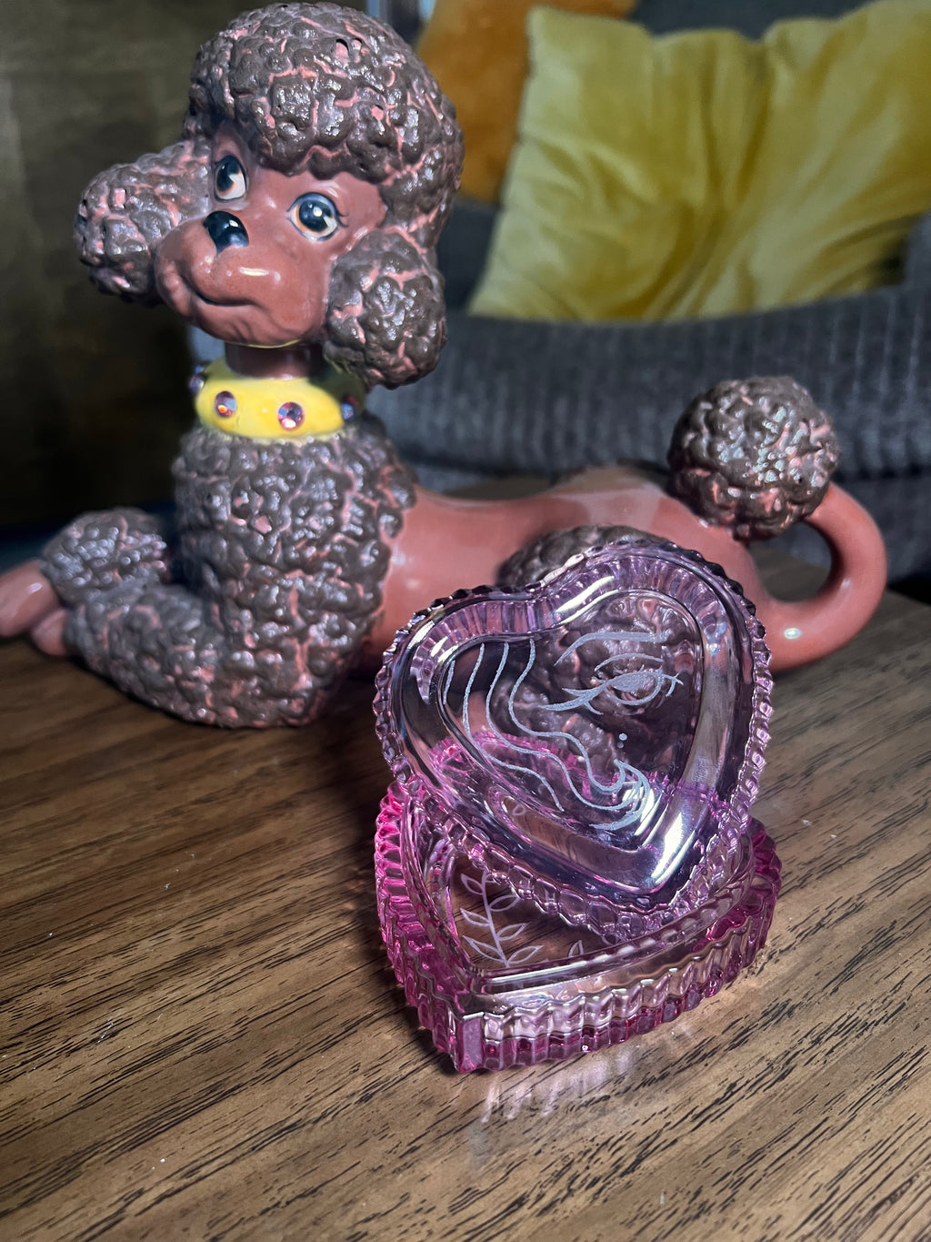 Pink trinket jar
