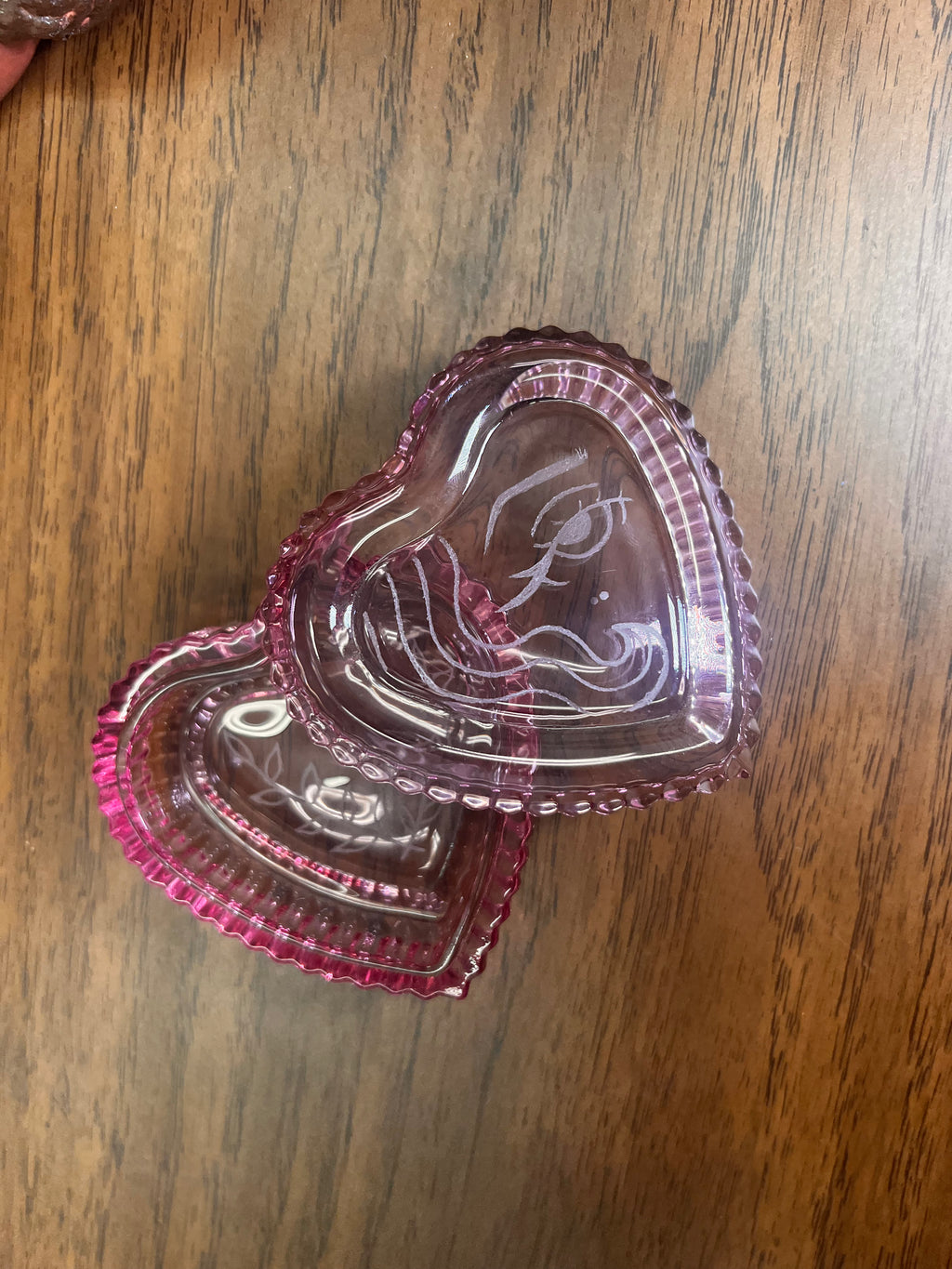 Pink trinket jar