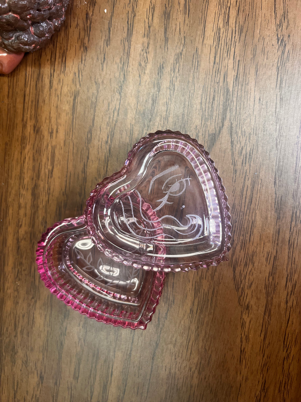 Pink trinket jar